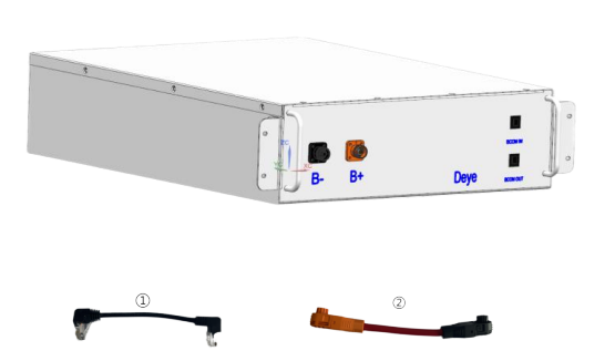 Deye 5.12kWh 100Ah HV Lithium Battery